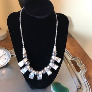 Very nice silver in color necklace